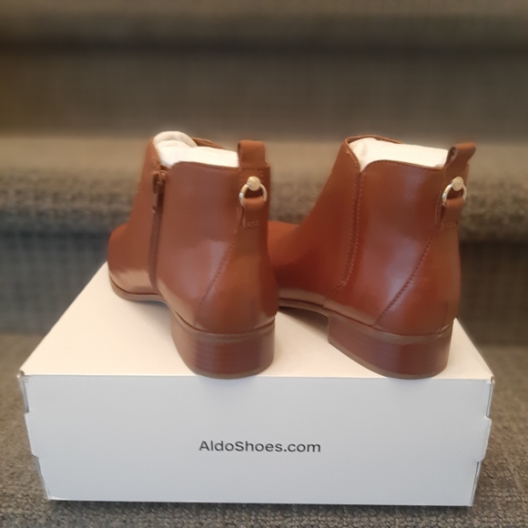 ALDO ankle boot Verity in rust brown, size 8.5 NWT - Picture 2 of 8